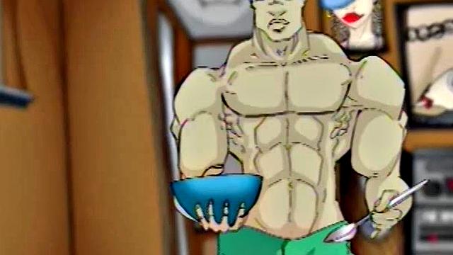 Hentai babe shows off her body and big tits