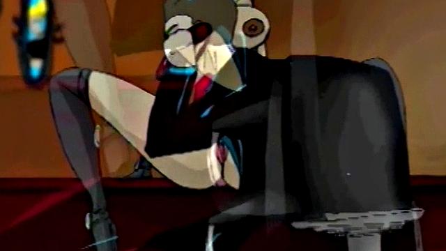 Hentai babe shows off her body and big tits