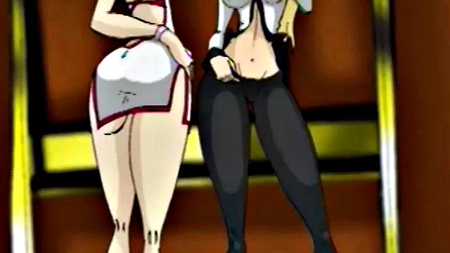 Hentai babe shows off her body and big tits