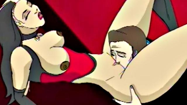 Hentai babe shows off her body and big tits