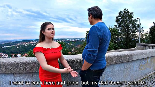 HUNT4K. Man cant steal girl from old man but he can score her pussy