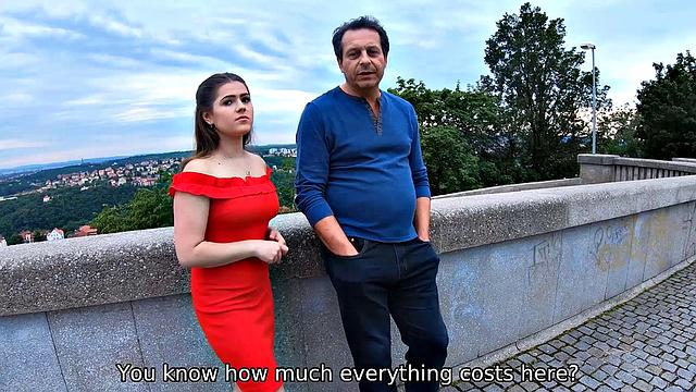 HUNT4K. Man cant steal girl from old man but he can score her pussy