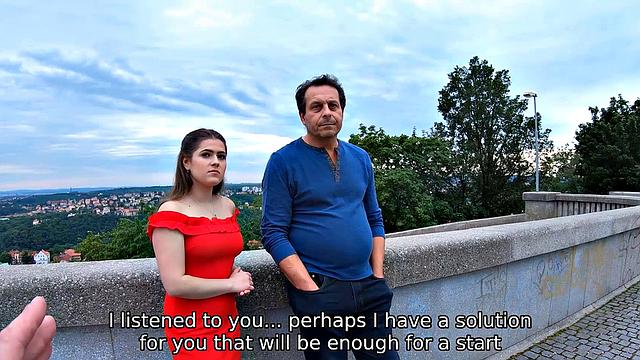 HUNT4K. Man cant steal girl from old man but he can score her pussy