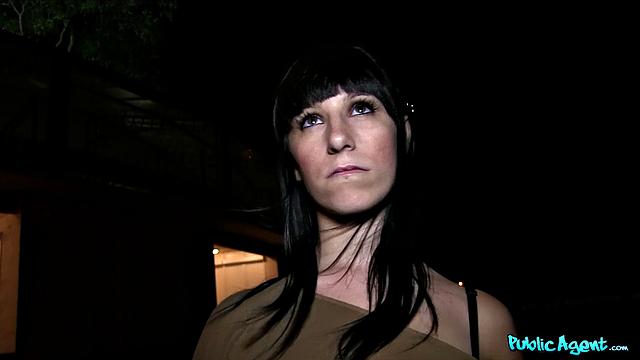 Sexy Brunette gets her pussy and ass pounded by stranger in public park