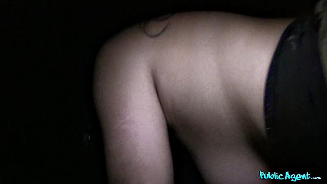 Sexy Brunette gets her pussy and ass pounded by stranger in public park