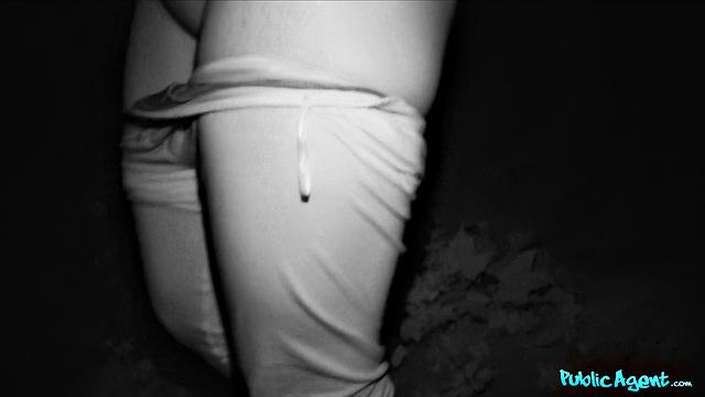 Sexy Brunette gets her pussy and ass pounded by stranger in public park