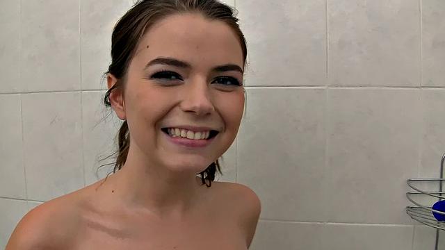 Kinky bald chick gets double penetrated in wild group sex frenzy