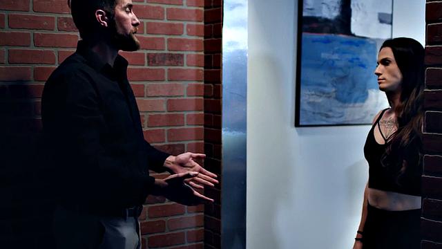 19yo petite tranny anally fucked by male in doggystyle