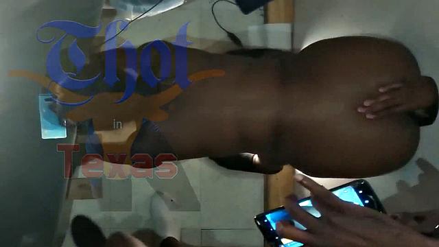 Enjoi-ed American MILF with a bald pussy takes on a big cock in the glory hole