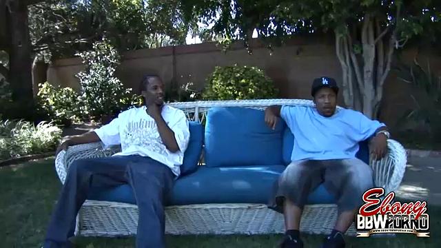 Skyy Black Seduces Two Guys With Her Big Boobs