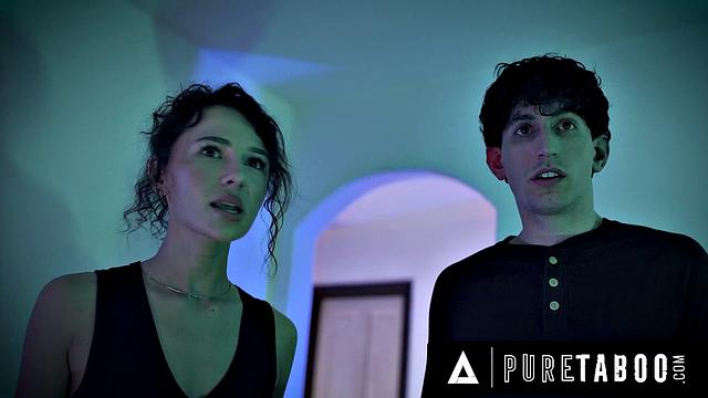 PURE TABOO Hailey Rose CAUGHT With CUM FACIAL From Stepdad & Stepbro - THE PARTY'S OVER PART 3