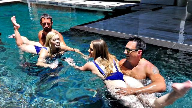 Steamy Pool Sex