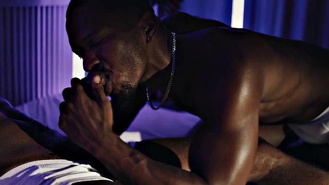 BBC athletic jock barebacked in anal pleasure