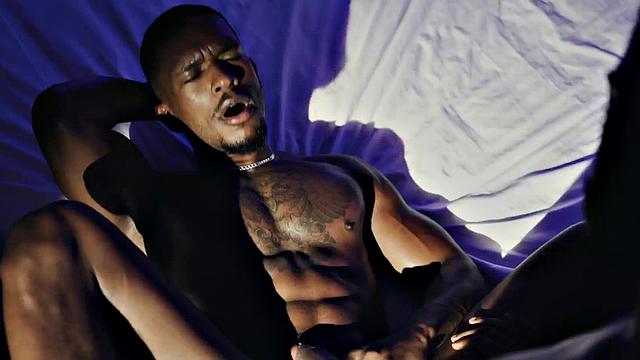 BBC athletic jock barebacked in anal pleasure