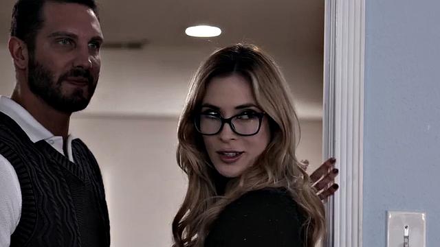 Smalltits teen deepthroats and gets fucked after licking