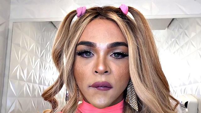 IR big azz Latina TS from Brazil fucked by black lover