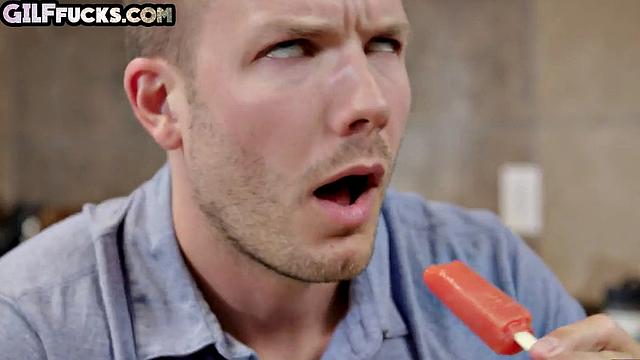 Big-titted ginger gets doggyfucked