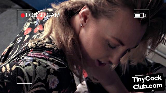 Tiny dude watching his wife fucking