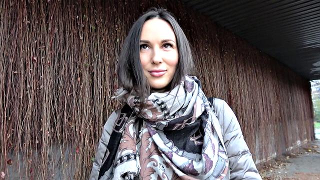 Russian backseat fuck and blowjob