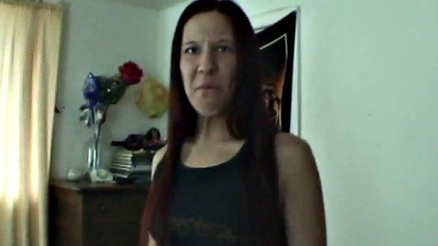 Teen takes a big cum load