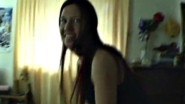 Teen takes a big cum load