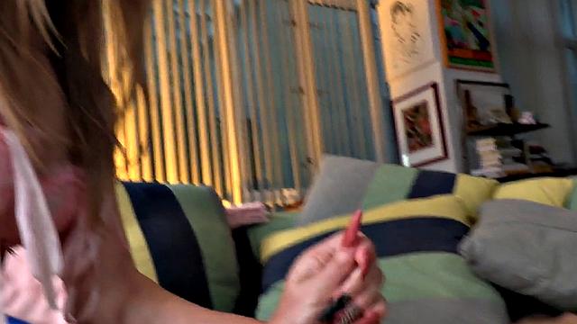 Petite stockings amateur cockrubs