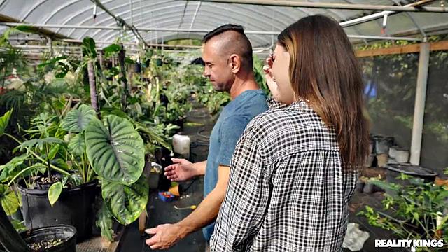 Getting Banged In The Greenhouse Again