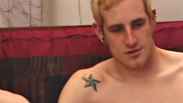 Torque and Shane are watching a movie and rubbing their bulges. Torque reaches over to feel Shane's package, before they strip off their shirts and tug down pants.