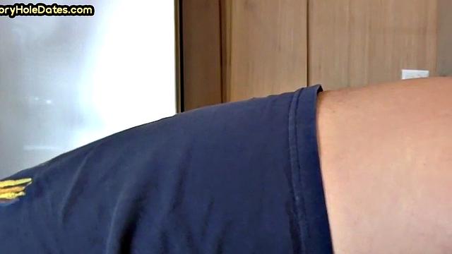 Amateur DILF fucked in closeup private video