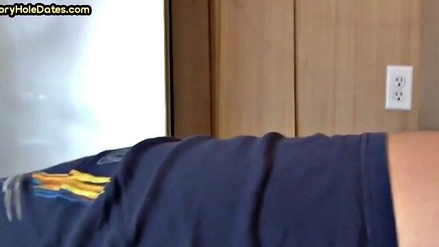 Amateur DILF fucked in closeup private video