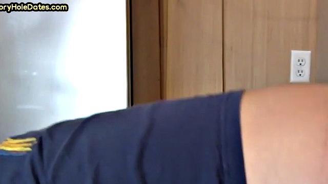 Amateur DILF fucked in closeup private video