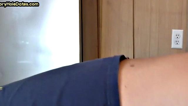 Amateur DILF fucked in closeup private video