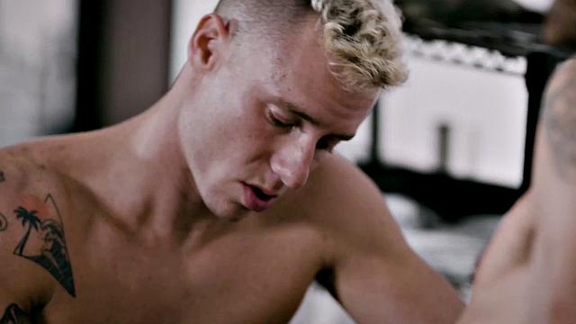 Military taboo stud fucks stepbrother in dormitory