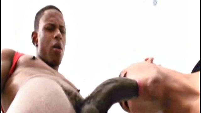 Anibal Ribeiro and Pascoal Coelho are sweet and gentle with each other, you might think they are in love. But once Anibal's big black cock comes out, it's a different story.