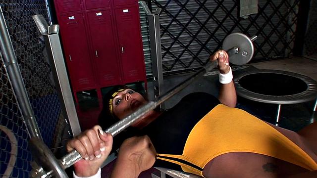 Desi's Busty Workout