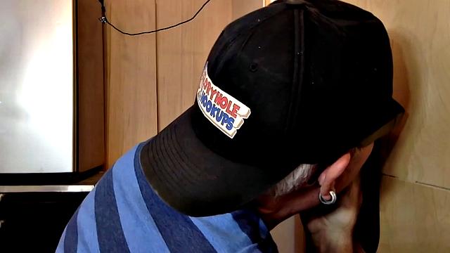 Gloryhole Black Cock Suck and Hump