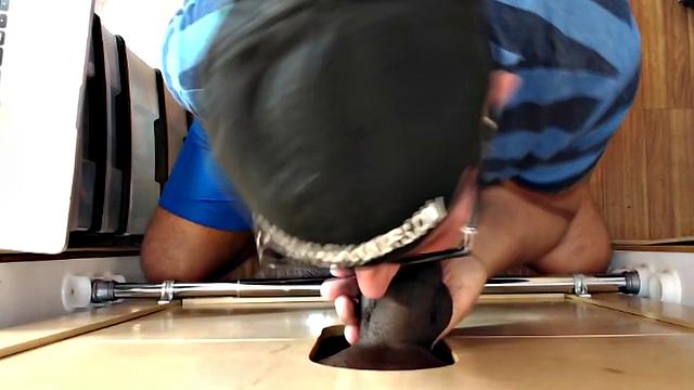 Gloryhole Black Cock Suck and Hump