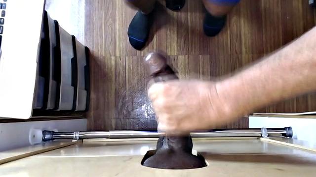 Gloryhole Black Cock Suck and Hump