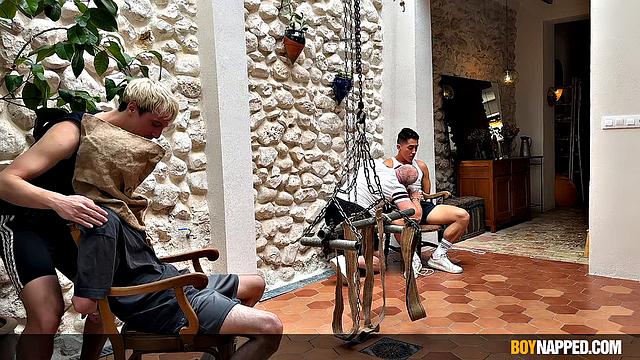 Double Trouble With Twink Trio - Part 1 - Beau Wesley, Johnny Hakson, Mitch Schif, Master Kane