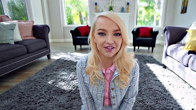 Kinky teen with small tits gets her tight pussy drilled in casting couch after cowgirl ride