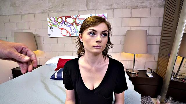 Horny Mannequin gets a hot shower of cum after getting her small tits and tight pussy pounded in reverse cowgirl action