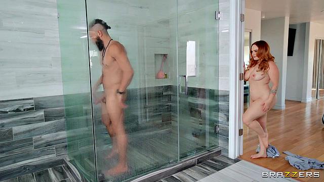 Big Tit Shower Surprise