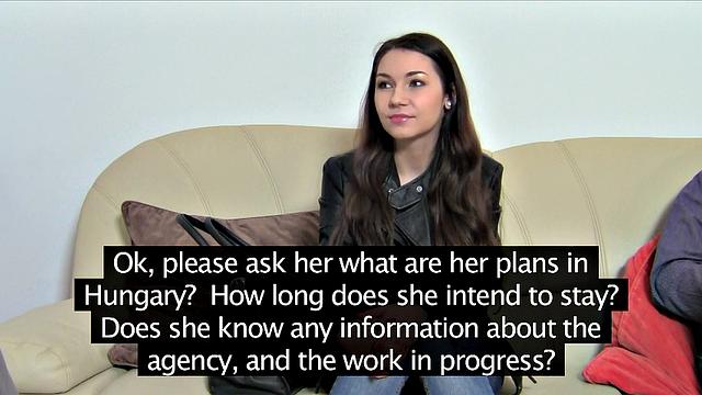 Brunette hottie craves a warm load after getting her tight pussy licked and toyed in the office