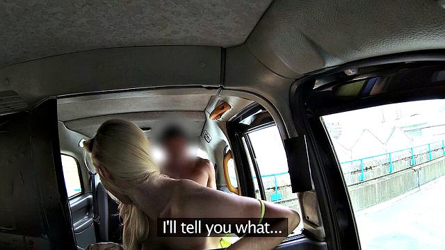 жаркая блондинка устраивает жесткий анал с новым таксистом