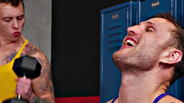 Slutty Hunk Spitroasted In Hot Shower By Gym Bro's - Nextdoorbuddies