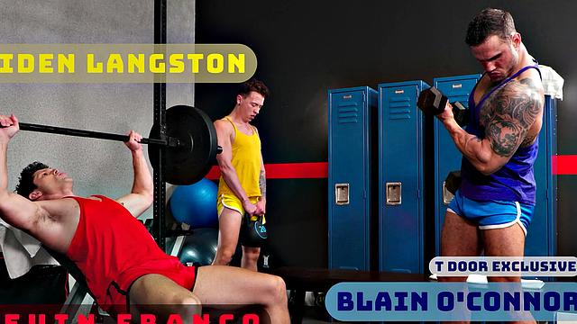 Slutty Hunk Spitroasted In Hot Shower By Gym Bro's - Nextdoorbuddies