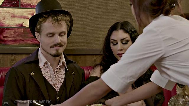 Wicked - Magician Couple Have Hot Asian Waitress Watch Them Fuck Hard