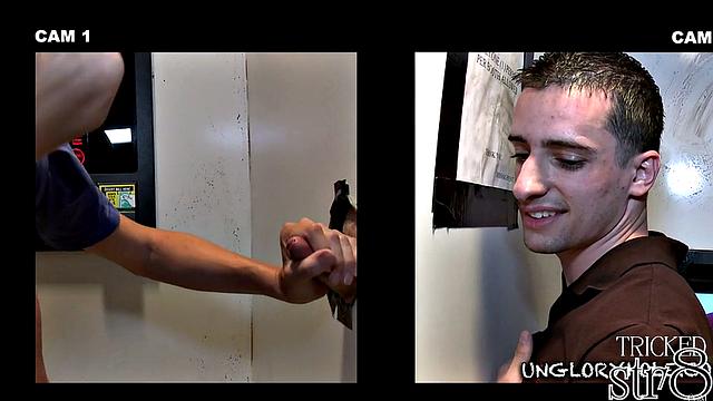 Gloryhole straight guy gets cocksucked