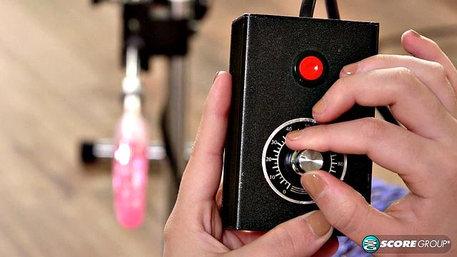 Sylvia Bateman Tries Hands-free Fuck Machine