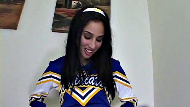 Young Yasmin Cheerlady Fingering Pussy